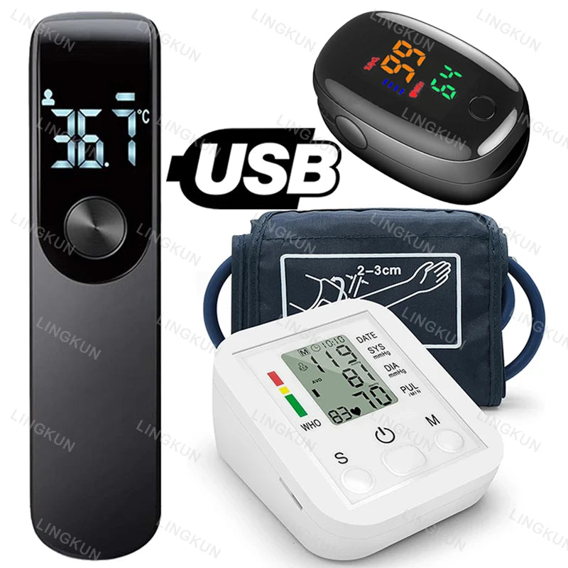 Automatic Tonometer Arm Blood Pressure Monitor