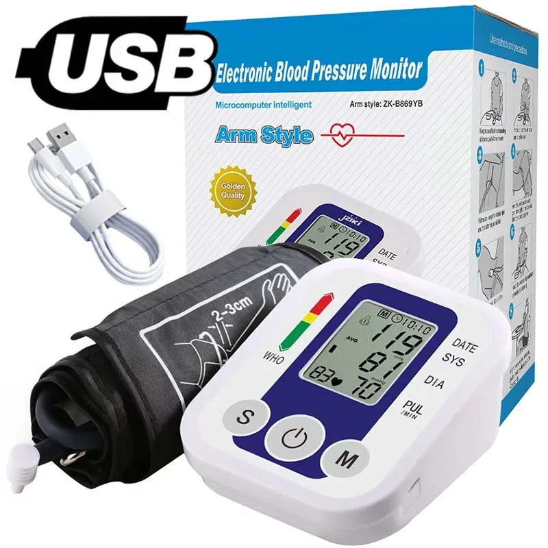 Portable Digital BP & Heart Monitor