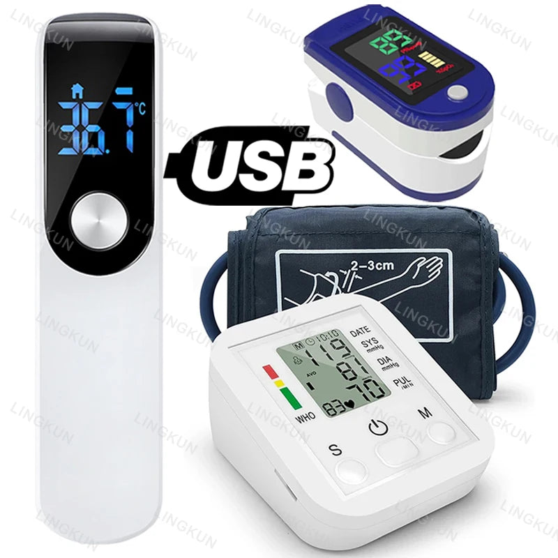 Automatic Tonometer Arm Blood Pressure Monitor