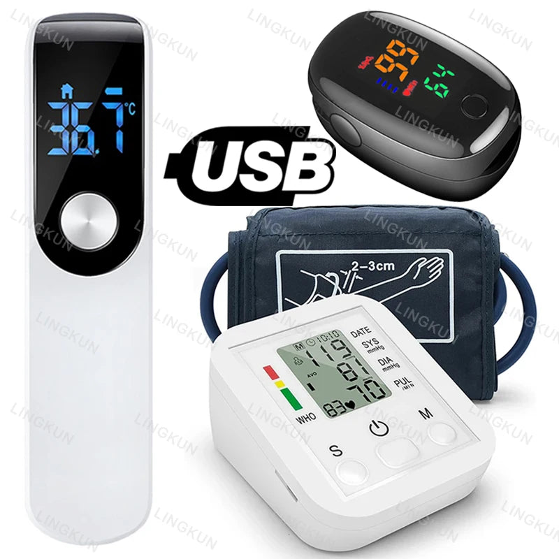 Automatic Tonometer Arm Blood Pressure Monitor