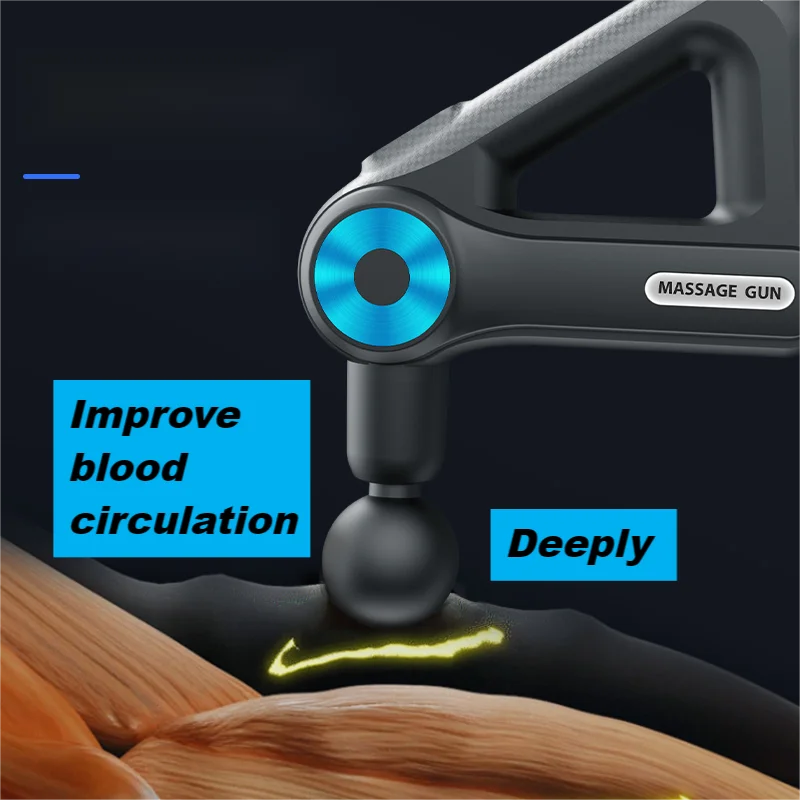 9 Heads 9 Gears Massage Gun - Golden Triangle