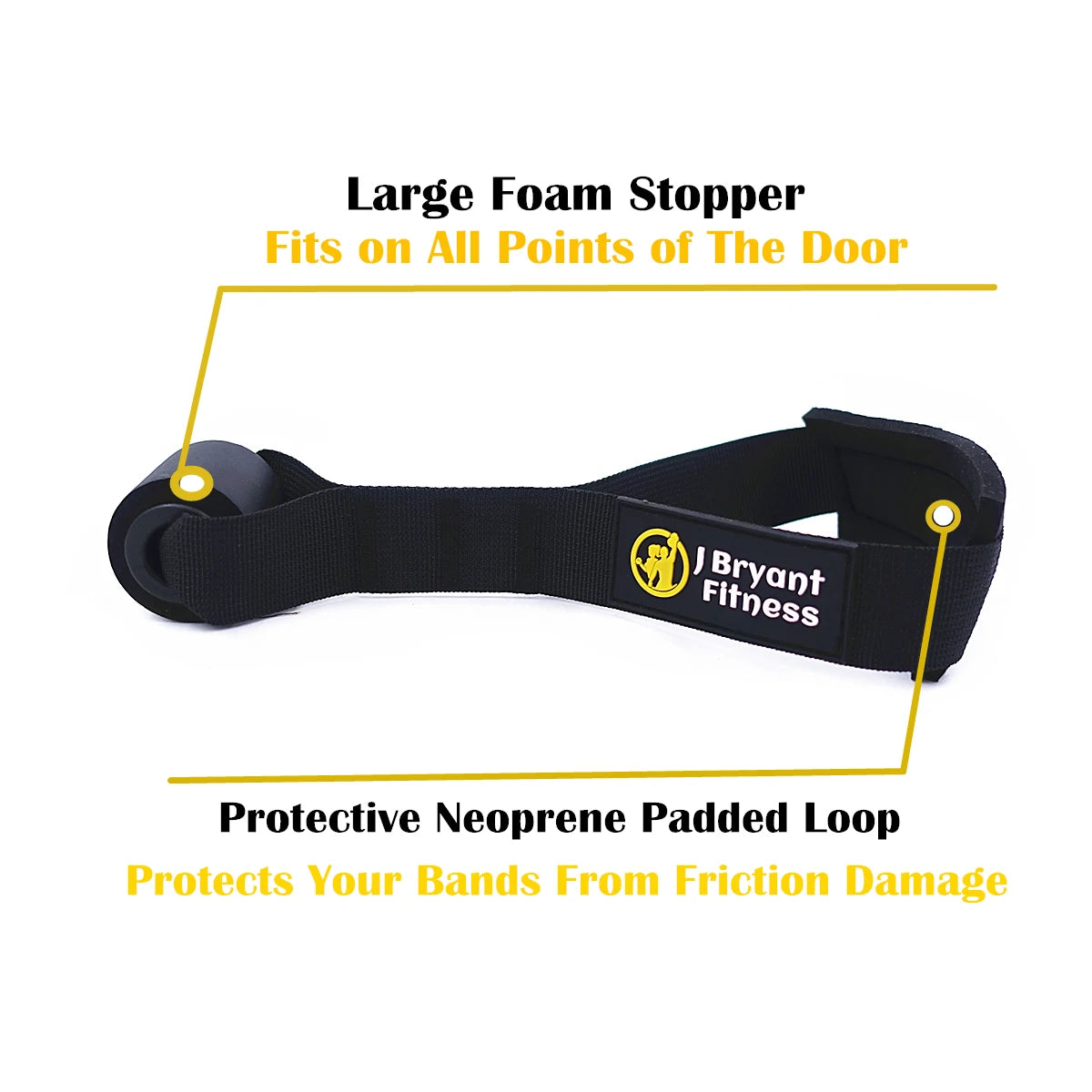 Door Anchor with Thickened Neoprene Padding