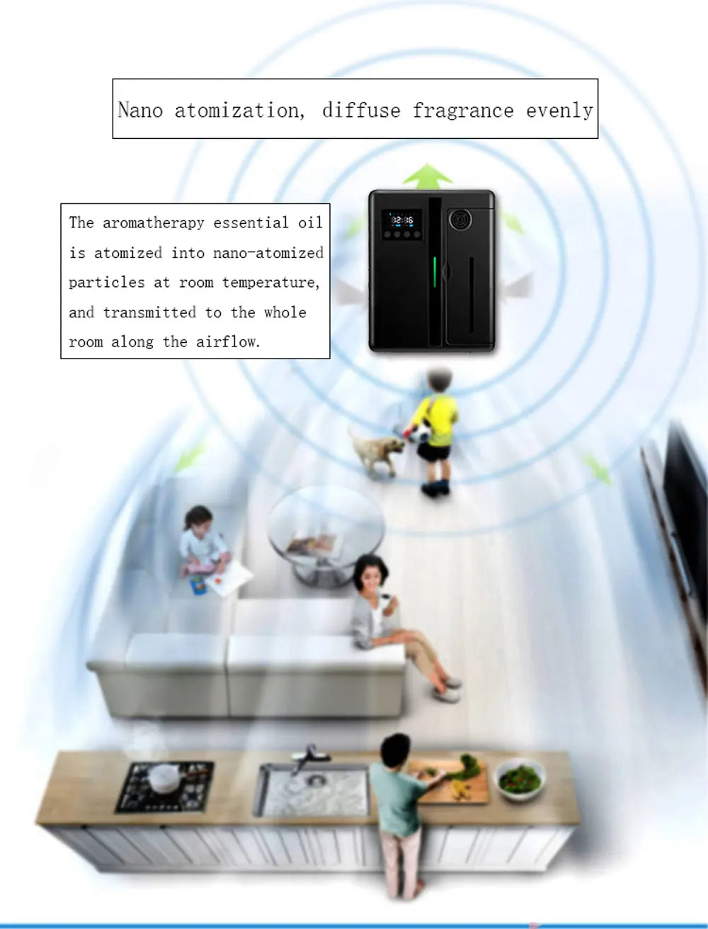 Wall-Mounted Scent Machine Aroma Diffuser