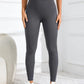 High Waisted Seamless Ribbed Yoga Leggings