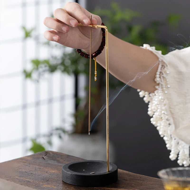 Incense Holder Stand with Ash Catcher