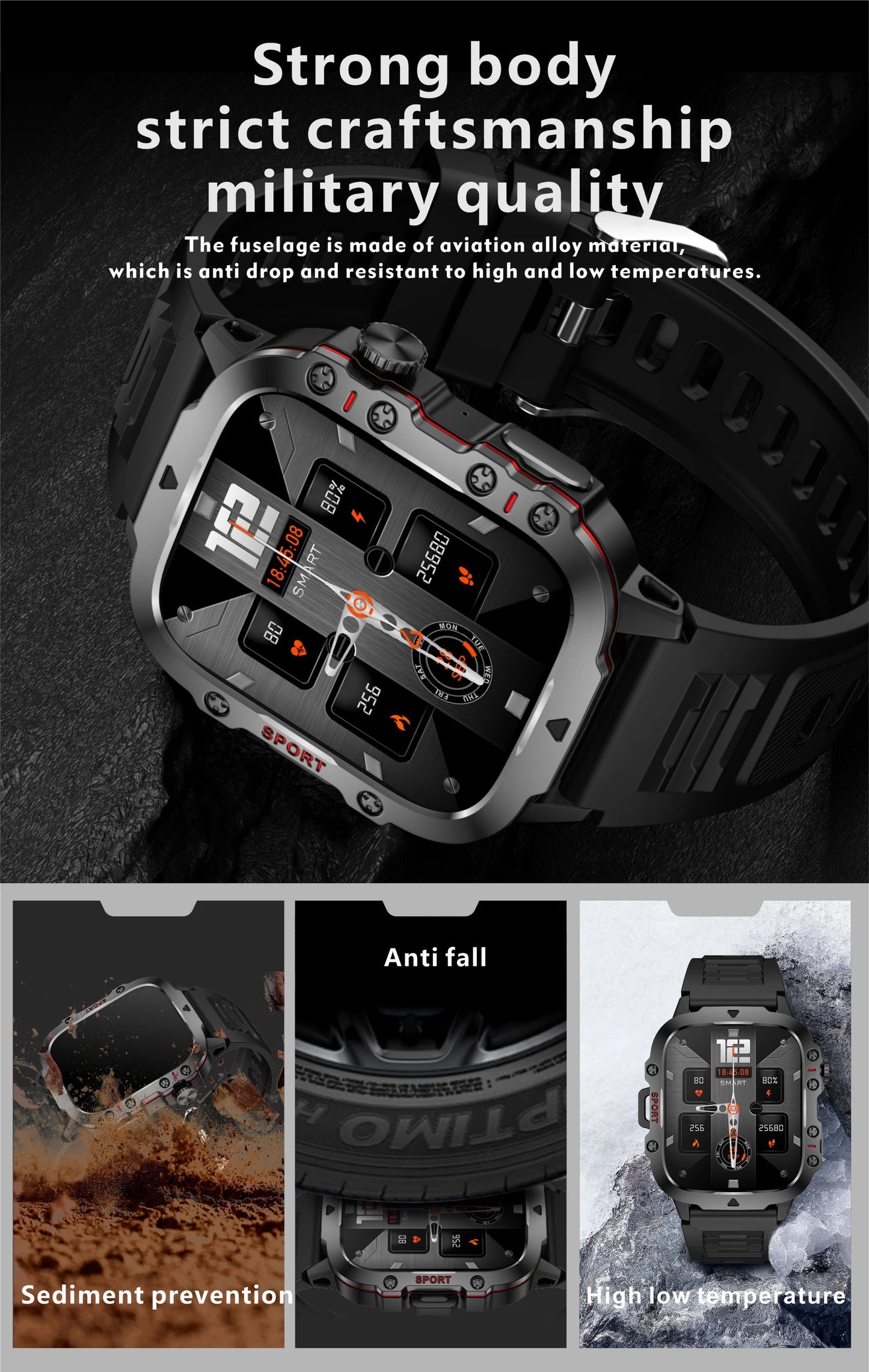 2024 New Xiaomi Military Smart Watch