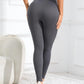 High Waisted Seamless Ribbed Yoga Leggings