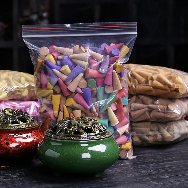 Mixed Backflow Incense Cones
