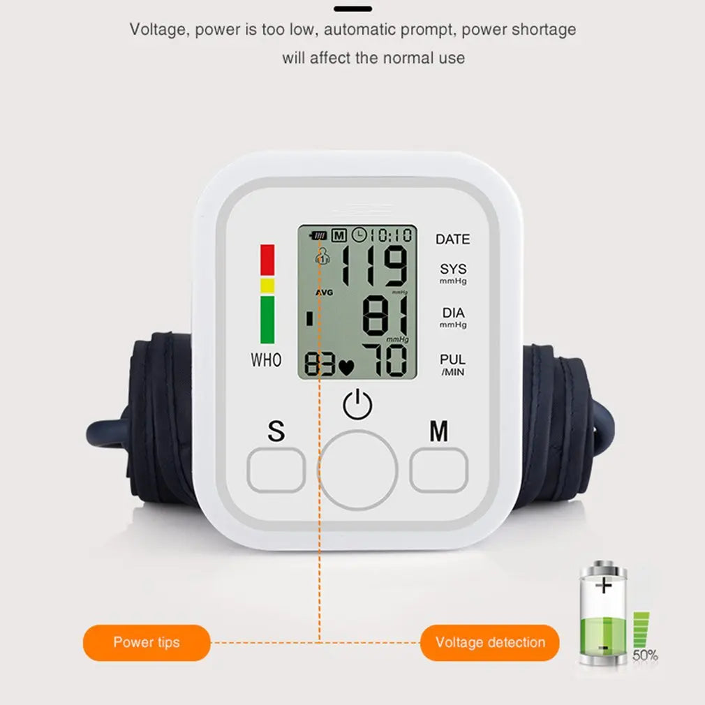 Portable Digital BP & Heart Monitor
