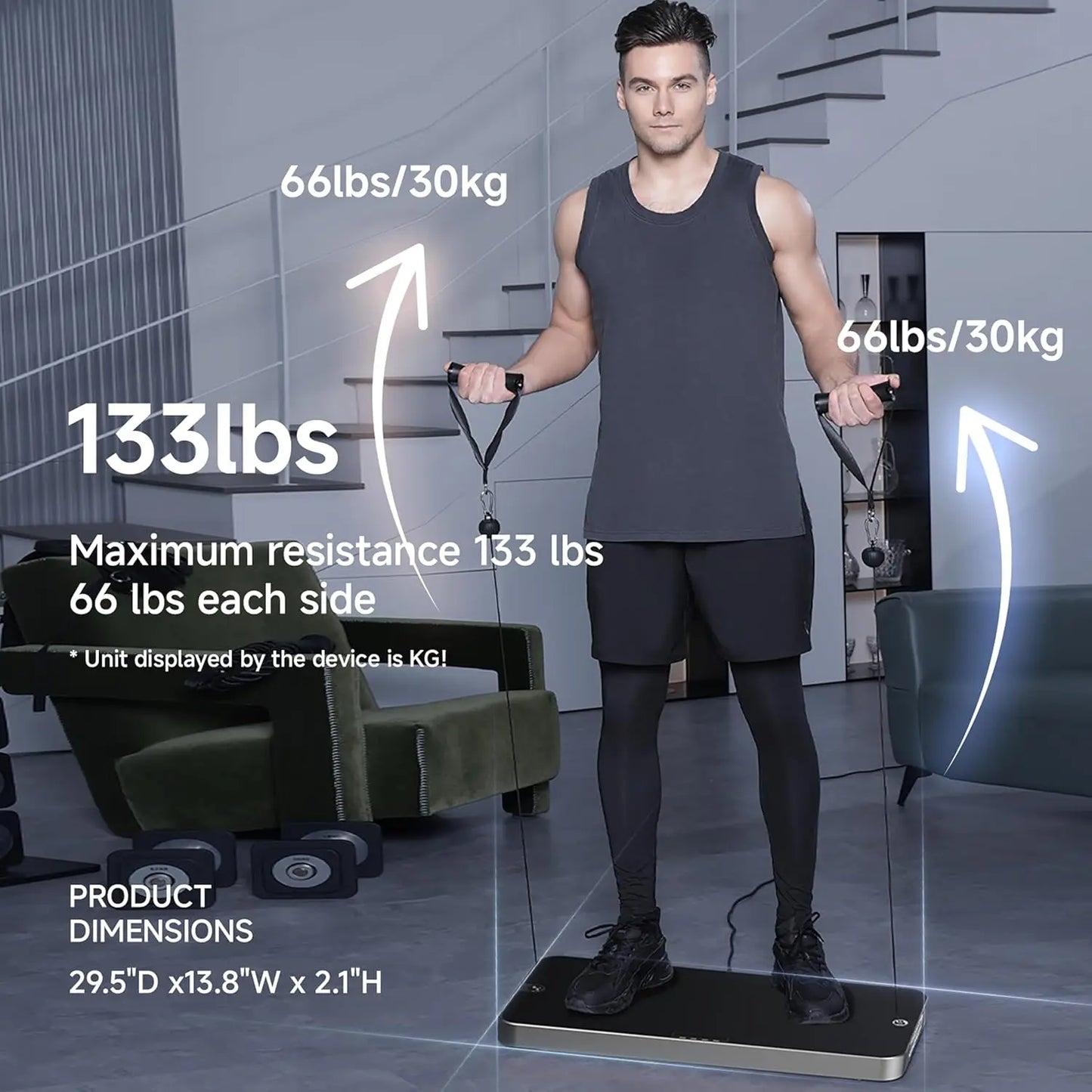 Ultra-Thin Smart Adjustable Digital Dumbbells