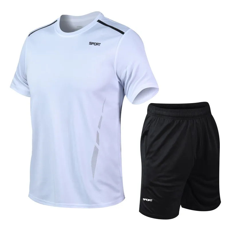 CHRLCK Men's Quick Dry Running Set