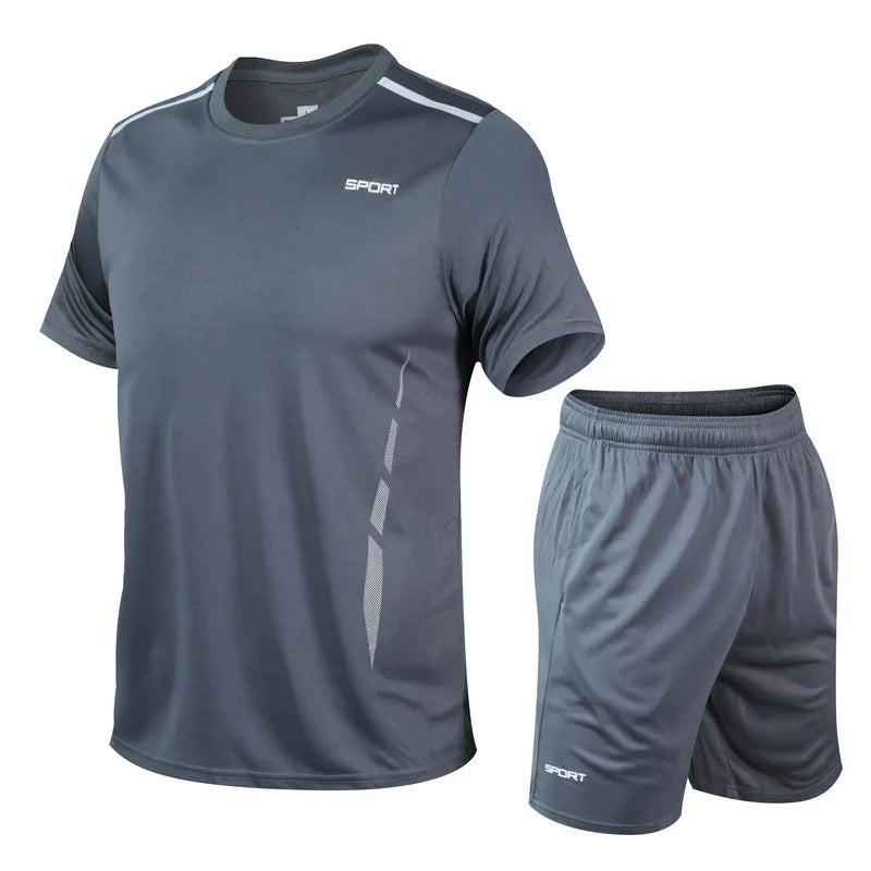 CHRLCK Men's Quick Dry Running Set