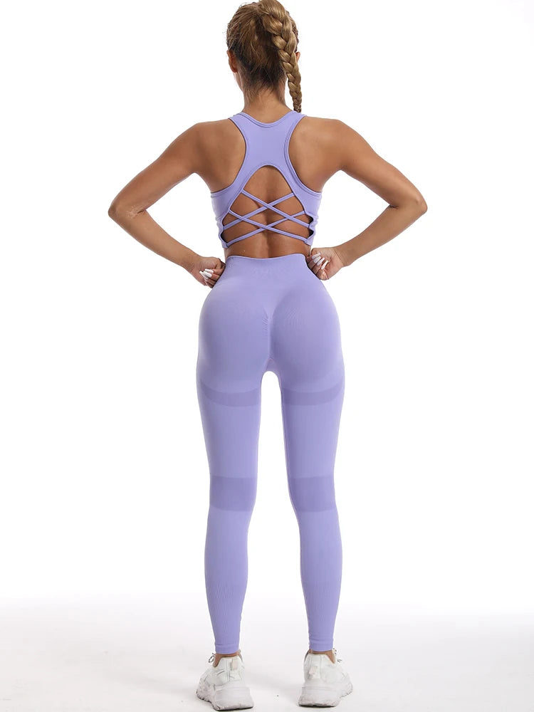 Women's Seamless Sports Tracksuit