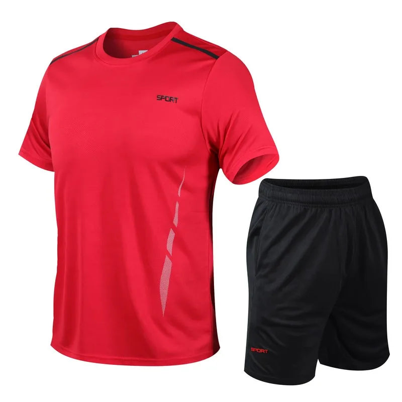 CHRLCK Men's Quick Dry Running Set