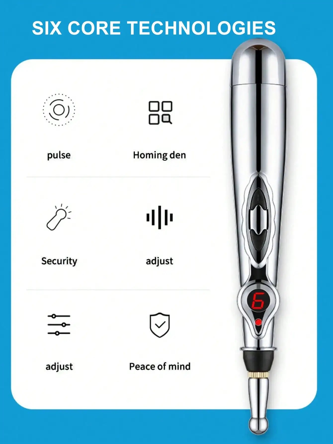 Meridian Pen Energy Pulse Massage Pen