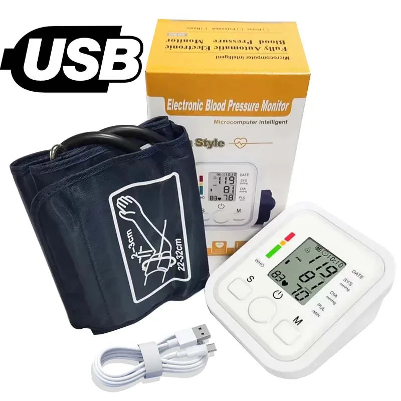 Portable Digital BP & Heart Monitor