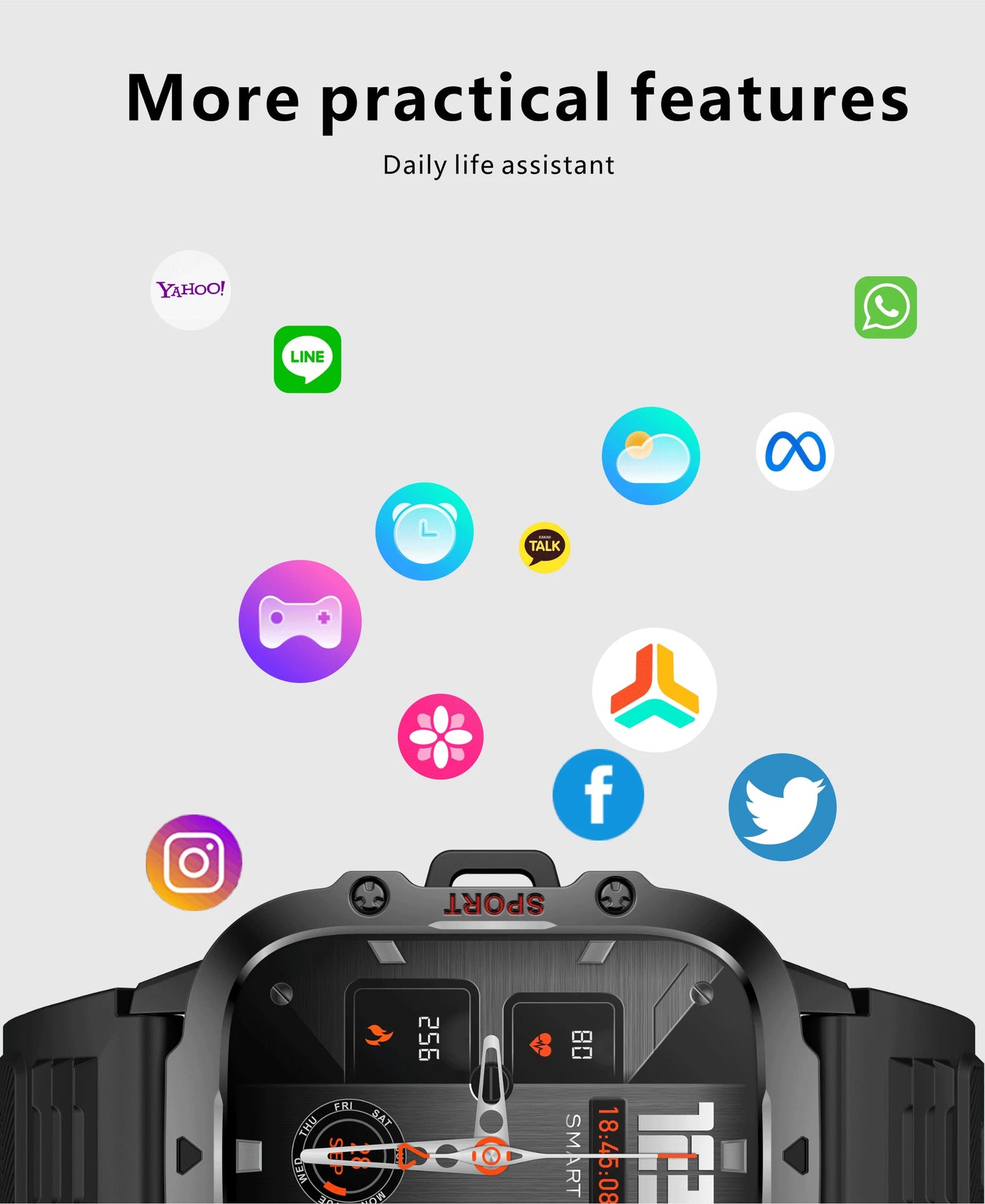 2024 New Xiaomi Military Smart Watch