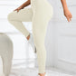 High Waisted Seamless Ribbed Yoga Leggings