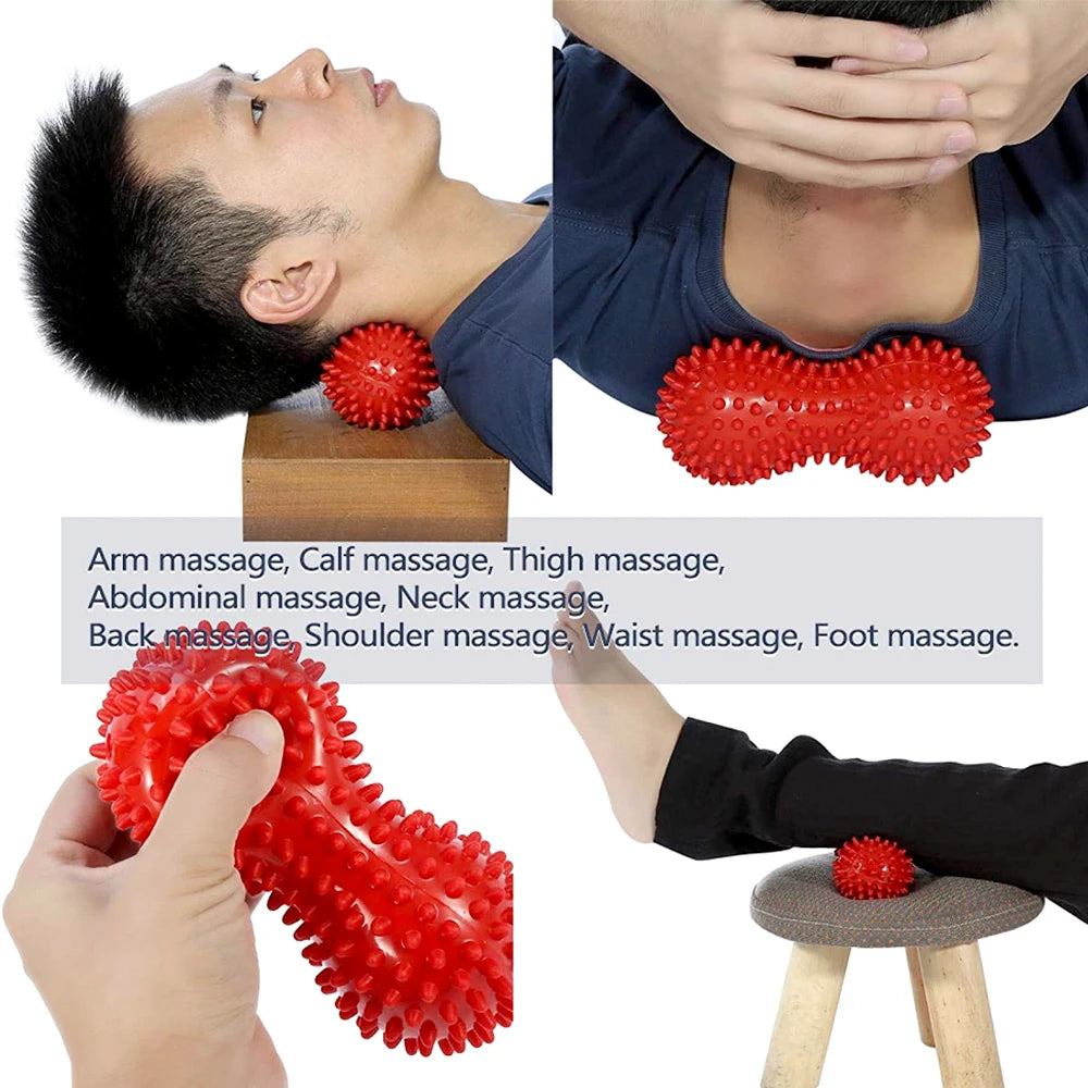 Spiky Peanut Massage Ball for Pain Relief